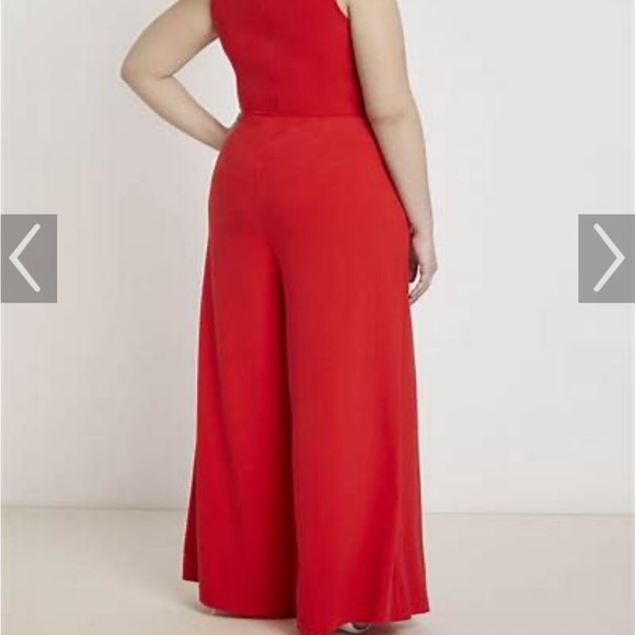 Eloquii Pants & Jumpsuits Eloquii Palazzo Pant Jumpsuit Poshmark